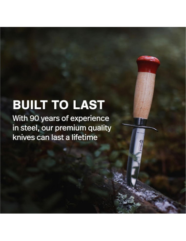 Cuchillo Fijo HELLE Speider Gutt Niño Acero Inoxidable