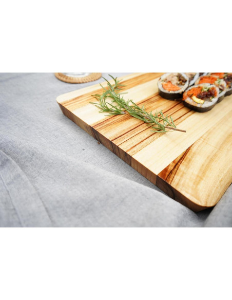 Tabla de Cortar de Madera de Alcanfor BOUMBI 39.5x23 cm Reversible Tabla de Cortar de Madera de Alcanfor BOUMBI 39.5x23 cm Reversible