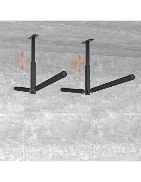 Soporte de Techo para Escalera Doble TRUSOON 90 kg Ajustable Negro Soporte de Techo para Escalera Doble TRUSOON 90 kg Ajustable Negro
