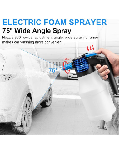 Pulverizador de Espuma Eléctrico Luney 1.5L para Autos
