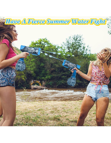Pistola de Agua Eléctrica Homesoft 500ml 7.92m Azul