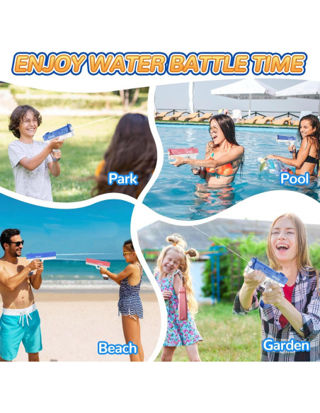 Pistola de Agua Eléctrica GPPNKC con Mochila 1000CC y Alcance 10m Pistola de Agua Eléctrica GPPNKC con Mochila 1000CC y Alcance 10m