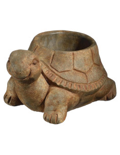 Maceta de Cemento Tortuga Clásica Casa y Jardín Grande 20cm