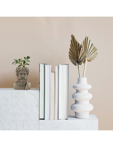 Maceta Decorativa Zeus Esterno Mini 12.4cm Resina Gris Maceta Decorativa Zeus Esterno Mini 12.4cm Resina Gris