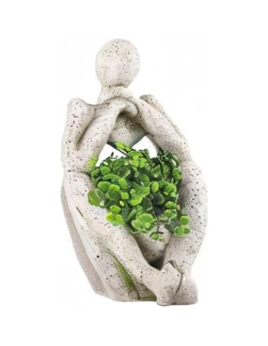 Maceta Grande Aclema Pensador con Drenaje 33.5x19.6cm