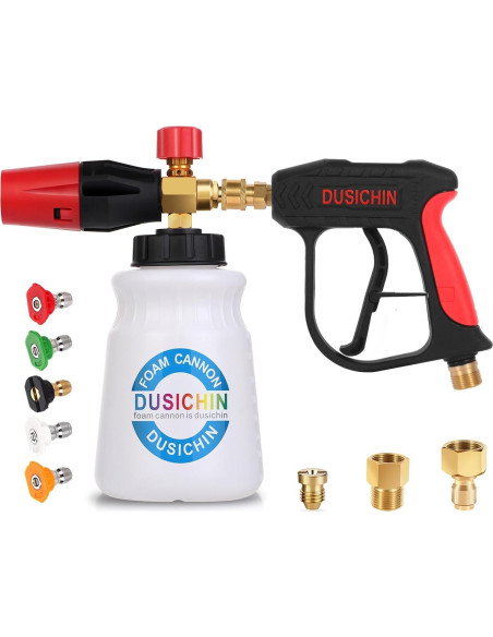 Lanzador de Espuma DUSICHIN DUS-018 para Lavadora a Presión 3000 PSI Lanzador de Espuma DUSICHIN DUS-018 para Lavadora a Presión 3000 PSI