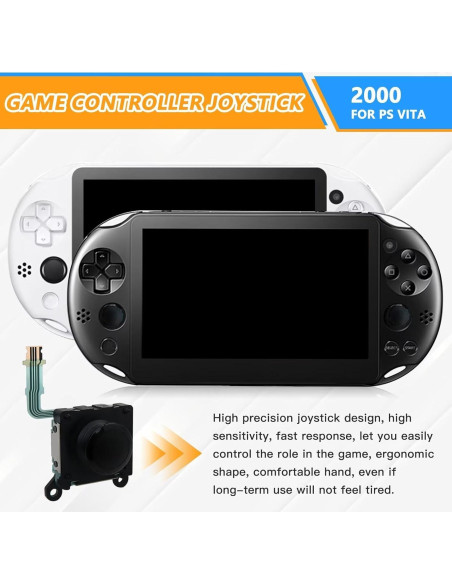 Joystick Analógico Reemplazo SUNJCO PS Vita 2000 Negro Joystick Analógico Reemplazo SUNJCO PS Vita 2000 Negro