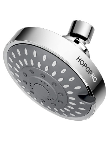 Cabezal de Ducha HOPOPRO Alta Presión 4.1" 5 Modos Cromo