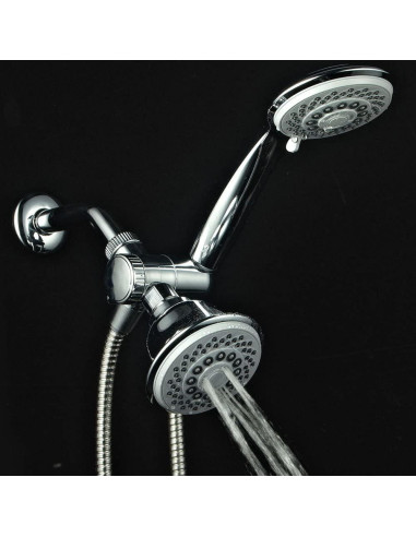 Cabezal de Ducha de Lujo Hotel Spa AquaStorm 30 Ajustes Cromo