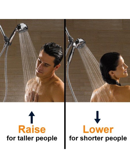 Cabezal de Ducha Waterpik NSE-753E Ajustable 7 Modos Cromado Cabezal de Ducha Waterpik NSE-753E Ajustable 7 Modos Cromado