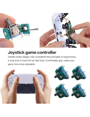 Paquete de 4 Joysticks Reemplazo PS5 USonline911 3D