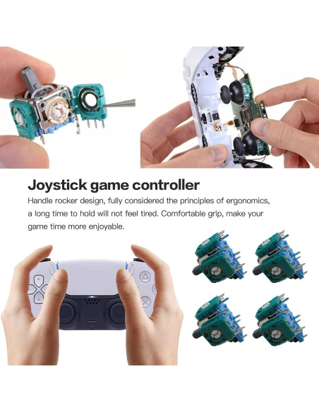 Paquete de 4 Joysticks Reemplazo PS5 USonline911 3D Paquete de 4 Joysticks Reemplazo PS5 USonline911 3D