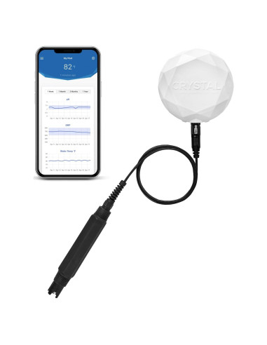 Monitor de Agua Inteligente Crystal para Piscinas de Agua Salada