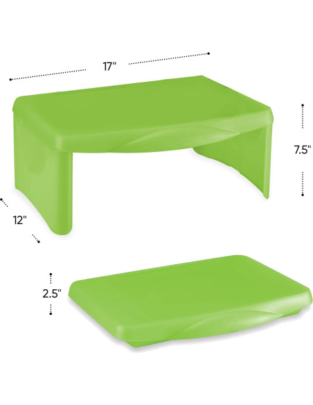 Escritorio Plegable para Niños HearthSong Verde 43.2x30.5cm Escritorio Plegable para Niños HearthSong Verde 43.2x30.5cm