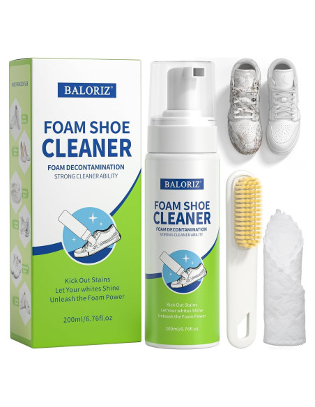 Kit de Limpieza de Zapatos Jiuzuan 200ml con Cepillo y Toalla Kit de Limpieza de Zapatos Jiuzuan 200ml con Cepillo y Toalla