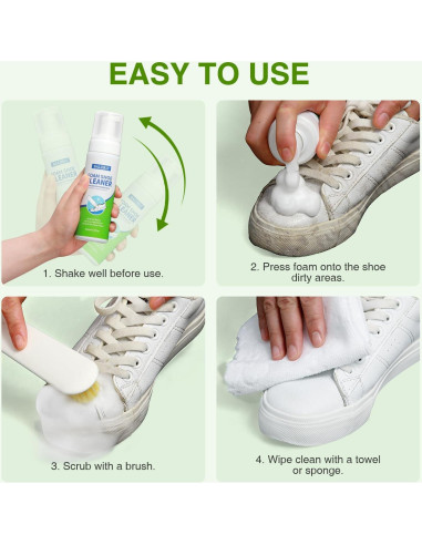 Kit de Limpieza de Zapatos Jiuzuan 200ml con Cepillo y Toalla