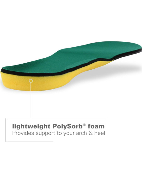 Plantillas Spenco Polysorb Cross Trainer Amortiguación 11-12.5 Plantillas Spenco Polysorb Cross Trainer Amortiguación 11-12.5