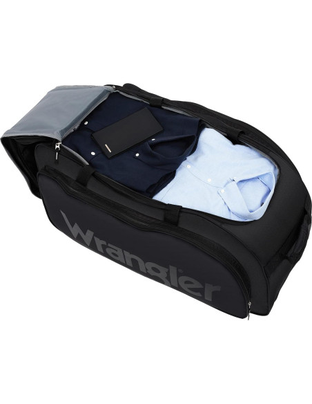 Bolsa de viaje Wrangler Wesley Rolling Duffel 76.2 cm Bolsa de viaje Wrangler Wesley Rolling Duffel 76.2 cm