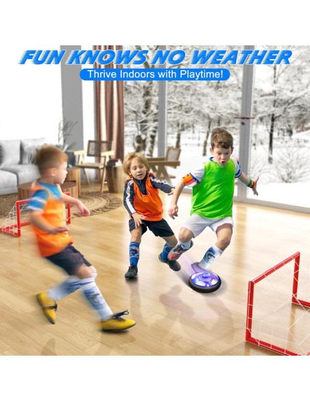 Juego de Pelotas de Fútbol Flotantes HIEMAO con Luces LED Juego de Pelotas de Fútbol Flotantes HIEMAO con Luces LED