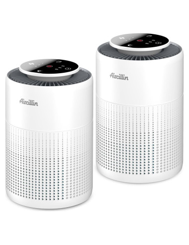 Paquete de 2 Purificadores de Aire Aircillin AP070B HEPA 24dB