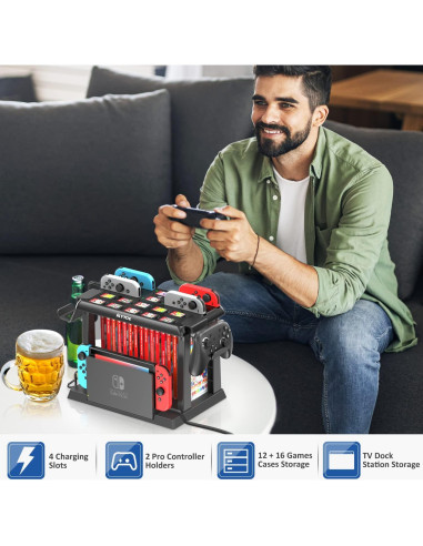 Estación Organizadora Kytok para Nintendo Switch y Joycons