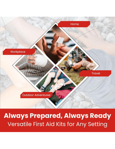 Kits de Primeros Auxilios Mini M2 BASICS - Paquete de 10 Unidades