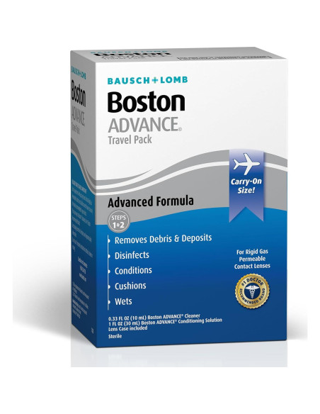 Kit de Viaje Boston ADVANCE para Lentes RGP - 10 mL + 30 mL Kit de Viaje Boston ADVANCE para Lentes RGP - 10 mL + 30 mL