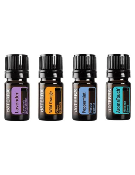 Kit de Viaje doTERRA - 4 Aceites Esenciales 5ml Kit de Viaje doTERRA - 4 Aceites Esenciales 5ml
