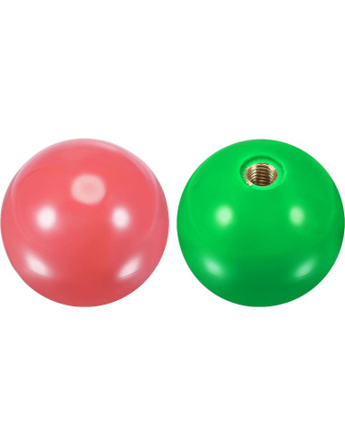 Joystick Reemplazo uxcell Bola Superior 35 mm Verde/Rosa