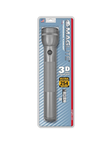 Linterna Incandescente Maglite S3D096 3 Pilas D Gris