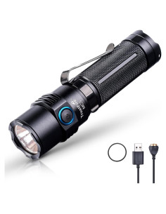 Linterna LED Táctica TrustFire MC3 2500 Lúmenes USB Recargable