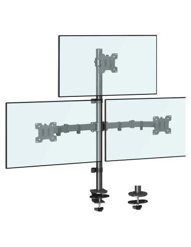 Soporte Triple para Monitores MOUNTUP MU3005 Ajustable 17-32"
