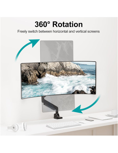Soporte de Monitor MOUNT PRO para Pantallas 22-43" Negro