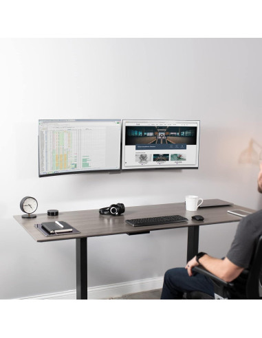 Soporte de Pared Doble para Monitor VIVO MOUNT-TS32B 21-32"