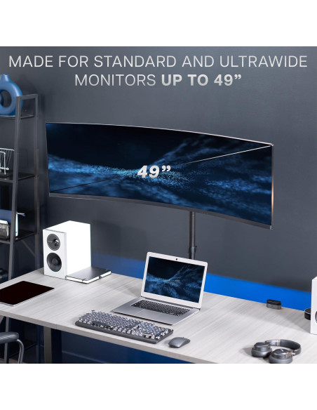 Soporte de Escritorio VIVO STAND-V100R para Monitores 49" Soporte de Escritorio VIVO STAND-V100R para Monitores 49"