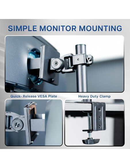 Soporte de Escritorio VIVO STAND-V100R para Monitores 49" Soporte de Escritorio VIVO STAND-V100R para Monitores 49"