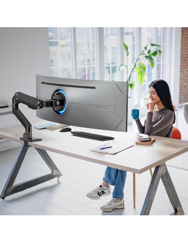 Brazo de Monitor BEWISER de Aluminio para Pantallas 34-57"