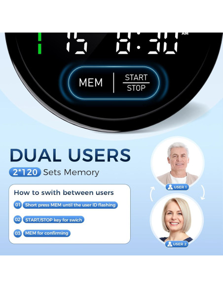 Esfigmomanómetro Automático Brazo Superior Jamr BN1WC 240 Memorias Esfigmomanómetro Automático Brazo Superior Jamr BN1WC 240 Memorias