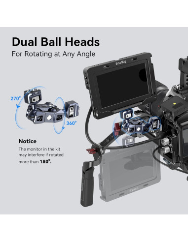 Brazo Mágico Articulado SmallRig 3874 para Monitor y Cámara