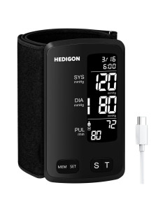 Monitor de Presión Arterial Digital HEDIGON con Manguito Grande