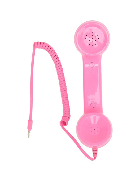 Auricular Retro TUORE Rosa 3.5mm con Control de Volumen Auricular Retro TUORE Rosa 3.5mm con Control de Volumen