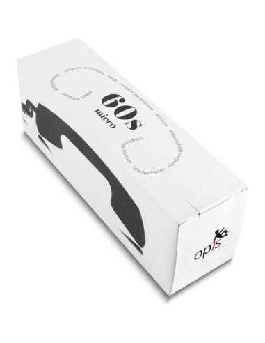 Auricular Retro Opis 60s Micro USB-C y 3.5mm Azul