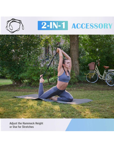 Columpio de Yoga Aéreo ZELUS con Kit de Montaje y Extensiones