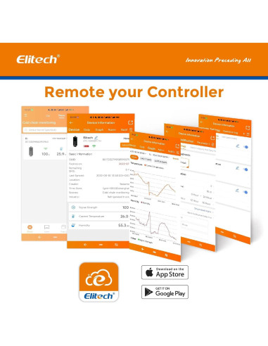 Controlador de Temperatura y Humedad Elitech STC-1000WiFi