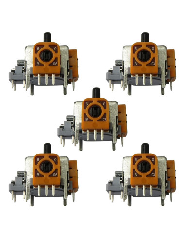 5 Piezas Reemplazo Joystick Analógico 3D Bedaily Xbox 360