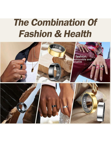 Anillo Inteligente de Salud CNBRO JYSR300FS Dorado IP68