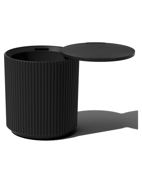 Mesa Lateral Enfriadora Veradek COOLVDMB Negra 53 cm Mesa Lateral Enfriadora Veradek COOLVDMB Negra 53 cm