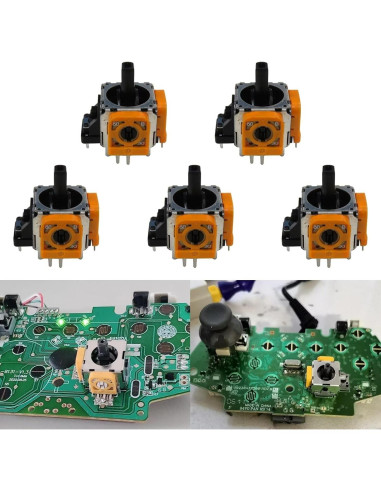 5 Módulos Joystick Analógico 3D Reemplazo Controlador PS5