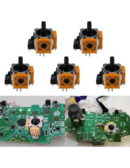 5 Módulos Joystick Analógico 3D Reemplazo Controlador PS5 5 Módulos Joystick Analógico 3D Reemplazo Controlador PS5