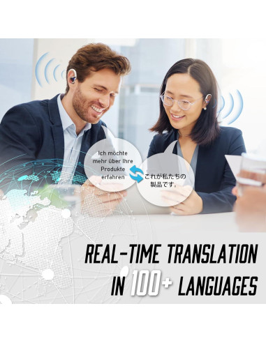 Auriculares Traductores Vortexain Q31 Bluetooth Inalámbricos
